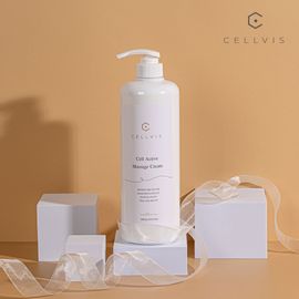CELLVIS Cell Active Massage Cream 1,000ml Professional Aesthetic Grade Nutrient-Rich RF High-Frequency Compatible Massage Cream for Sensitive Skin _ Made in Korea